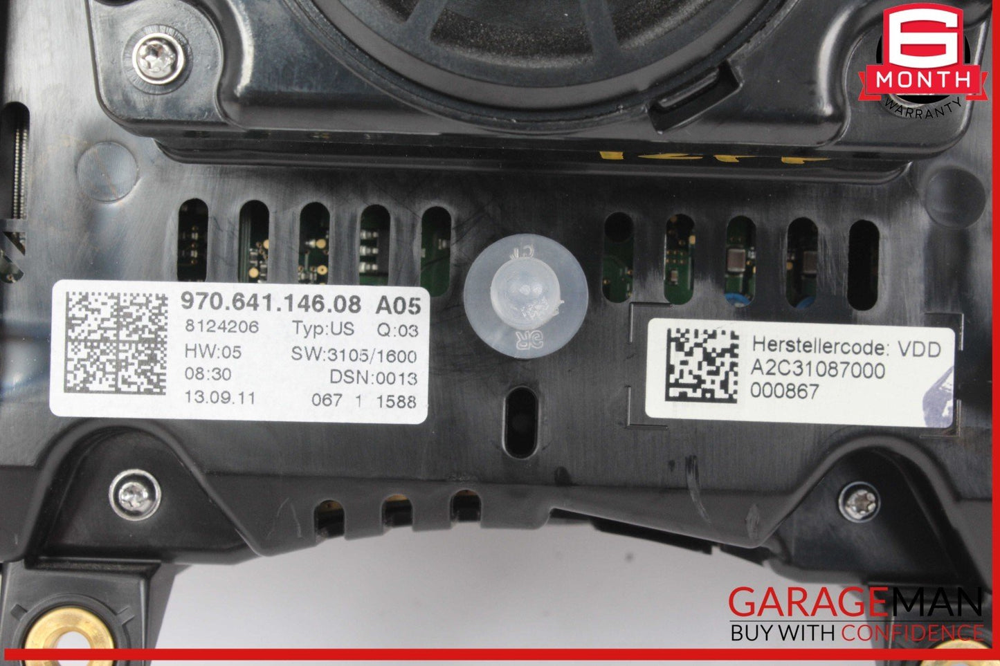 11-12 Porsche Panamera 970 Speedometer Odometer Instrument Cluster Gauge OEM