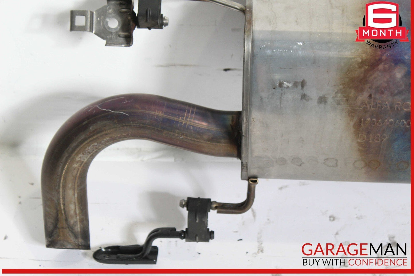 17-23 Alfa Romeo Stelvio Giulia 2.0L Rear Exhaust Muffler System 1936406000 OEM