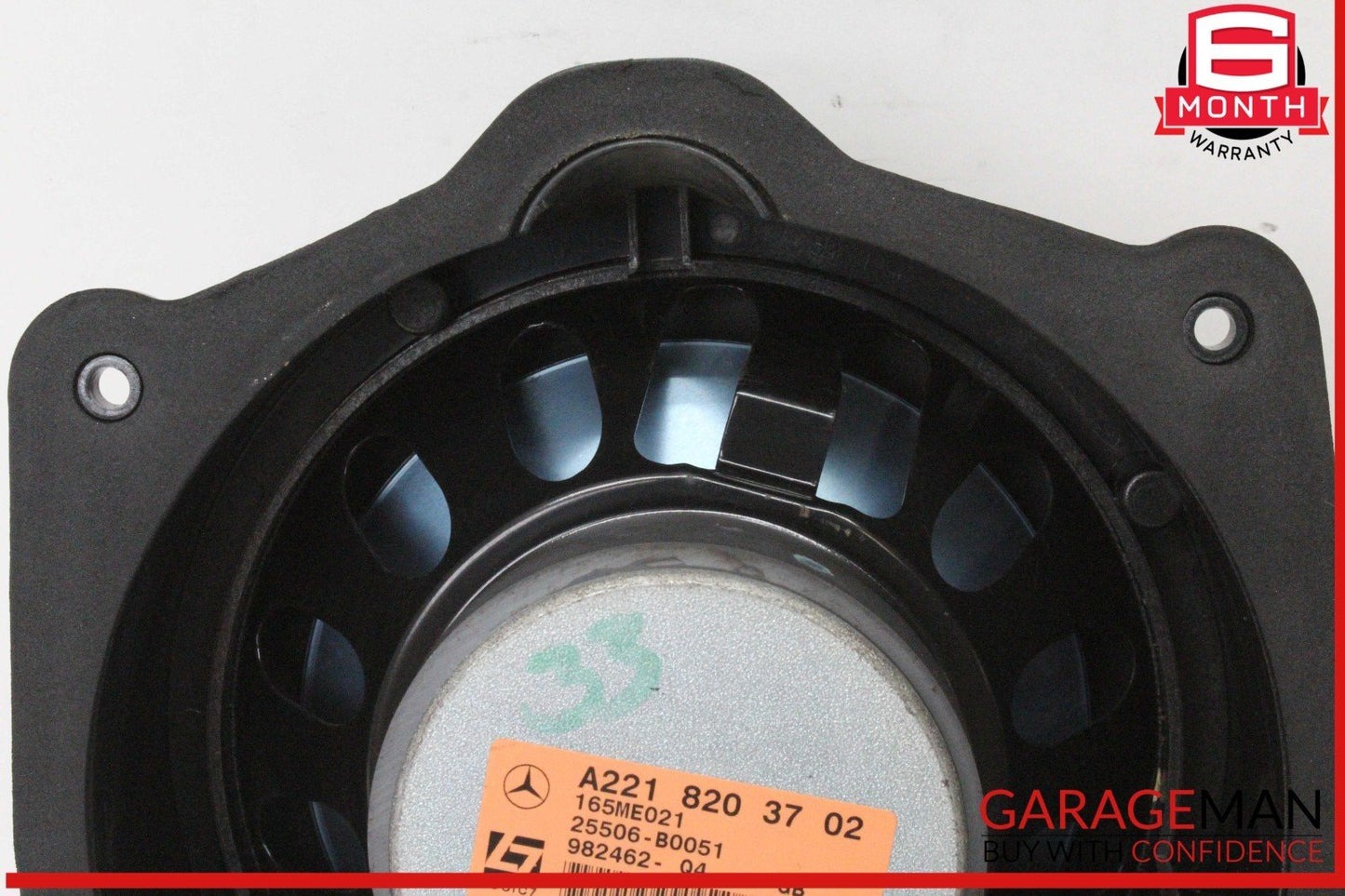 07-09 Mercedes W221 S550 Rear Right and Left Side Door Audio Sound Speaker Set