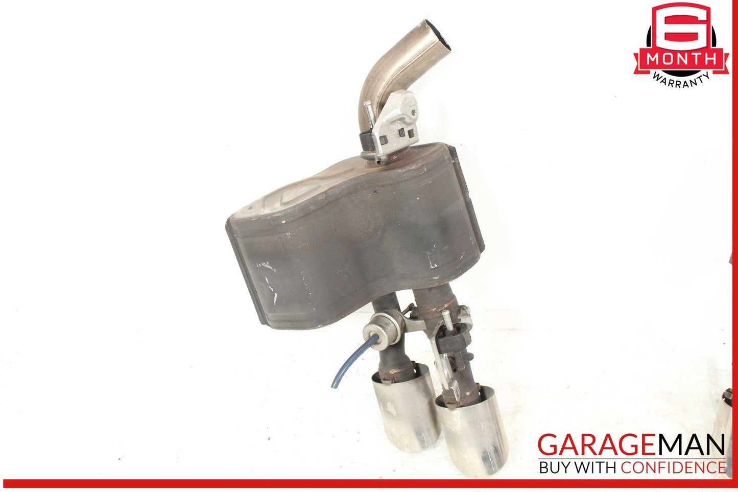 14-17 Maserati Quattroporte SQ4 Rear Right & Left Exhaust Muffler Dual Tip OEM