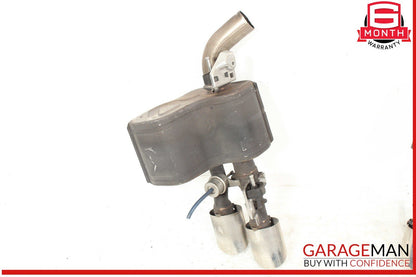 14-17 Maserati Quattroporte SQ4 Rear Right & Left Exhaust Muffler Dual Tip OEM