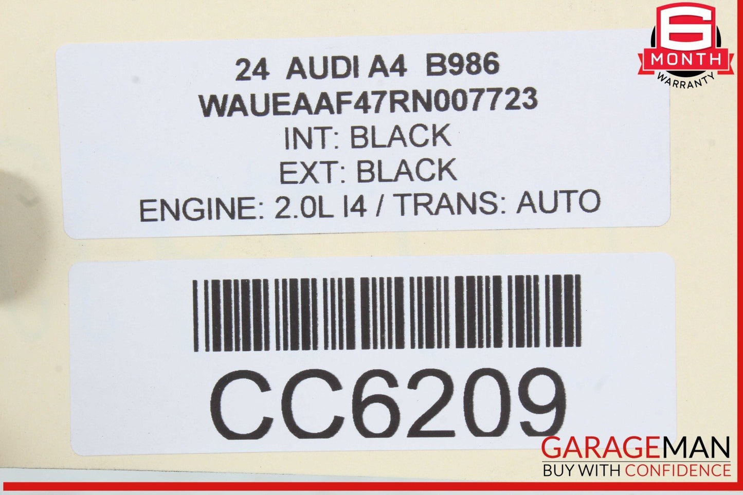 17-24 Audi A4 S4 RS5 AWD Rear Center Drive Shaft Propeller Carrier OEM