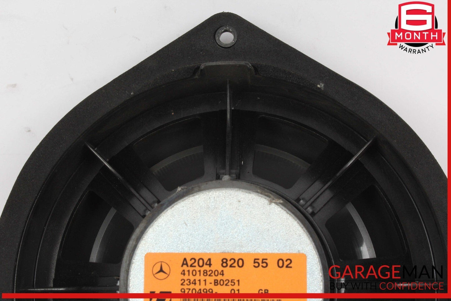 08-18 Mercedes W204 C250 Front Left & Right Door Audio Speaker Set of 2 Pc OEM