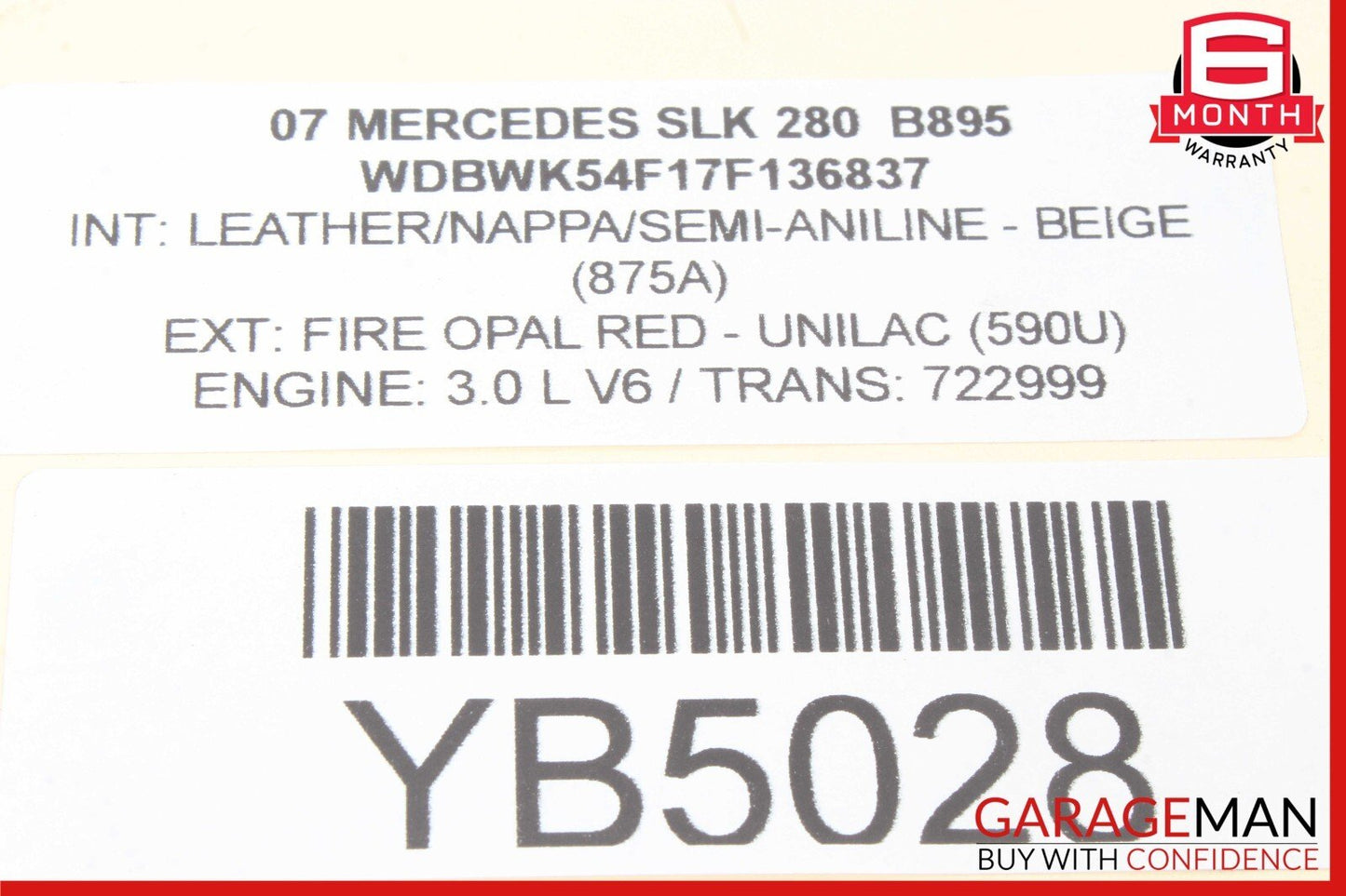 05-12 Mercedes R171 SLK280 E350 M272 ECU Engine Control Module Unit OEM