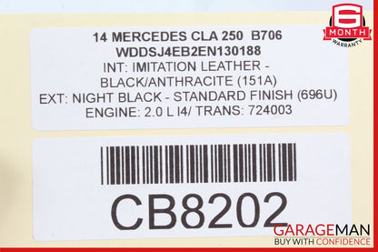 14-18 Mercedes W117 CLA250 CLA180 Rear Right Side Exterior Door Handle Assy