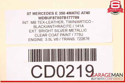06-09 Mercedes W211 E350 4Matic Automatic Transmission Transfer Case OEM