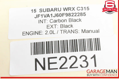 15-21 Subaru WRX Front Left Driver Side Spindle Knuckle Wheel Hub OEM