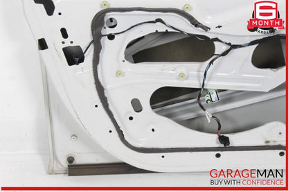 12-15 BMW X1 Front Left Driver Side Door Shell White OEM