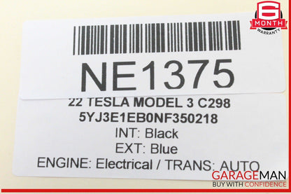 17-23 Tesla Model 3 Front Left Side Low Voltage Body Control Module Unit OEM