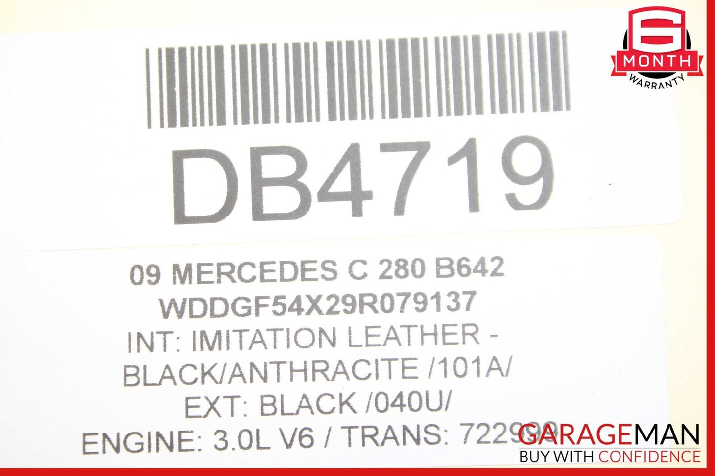 08-11 Mercedes W204 C250 C300 Front Hood Bonnet Panel Assembly Black OEM
