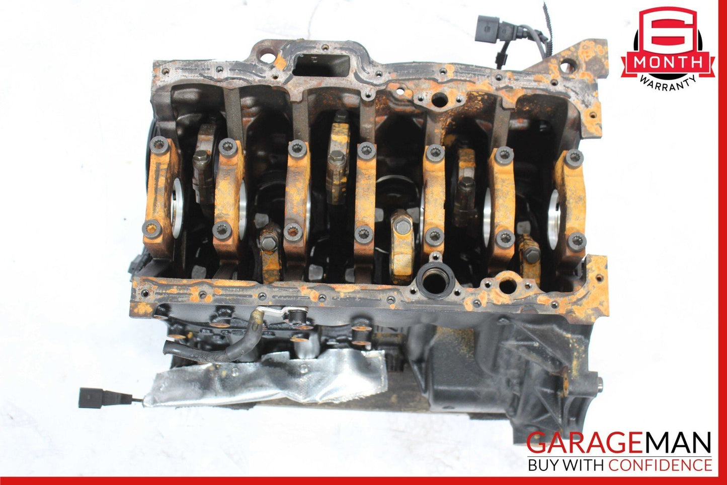 11-18 Porsche Cayenne 3.6L V6 Engine Motor Cylinder Block Assembly OEM