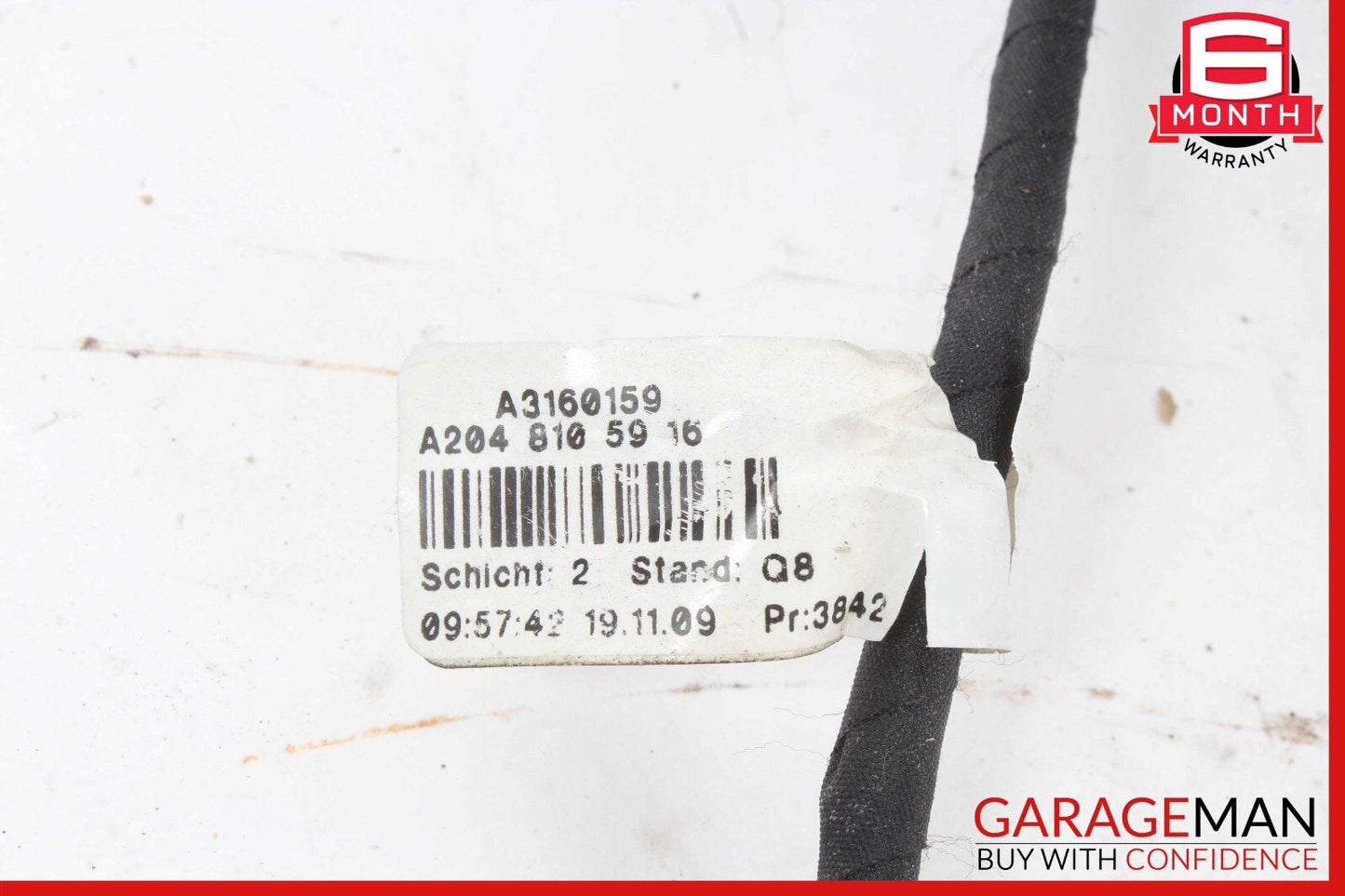 10-11 Mercedes W204 C63 AMG Front Left Side Mirror Door Rear View OEM