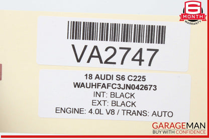 12-18 Audi S6 S7 A6 A7 Air Suspension Pressure Reservoir Tank OEM