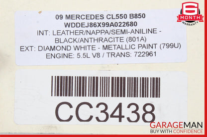 07-13 Mercedes W221 S400 S550 Engine Cooling Fan Motor Assembly 2215000993 OEM