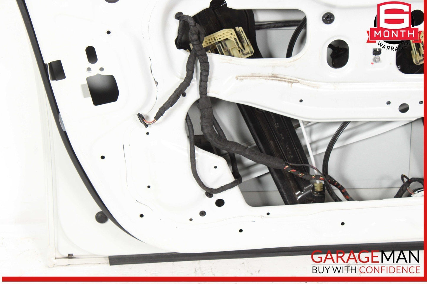 11-16 BMW 528i 535i 550i Front Left Driver Side Door Shell Panel White OEM