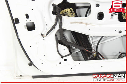 11-16 BMW 528i 535i 550i Front Left Driver Side Door Shell Panel White OEM