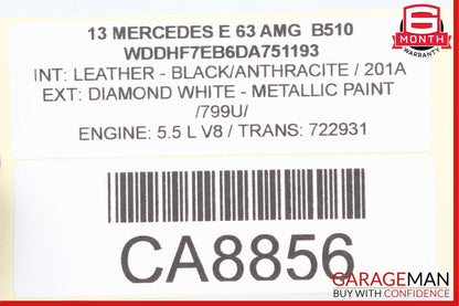 08-16 Mercedes W212 E63 AMG E350 C300 Rear Right Door Window Regulator Motor OEM