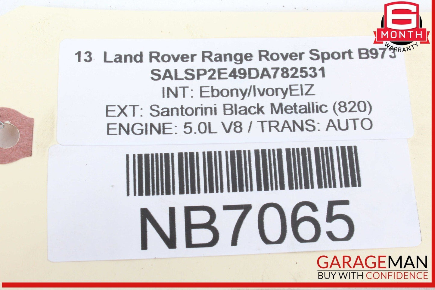 10-13 Land Rover Range Rover Sport Front Right Side Spindle Knuckle w/ Rotor OEM