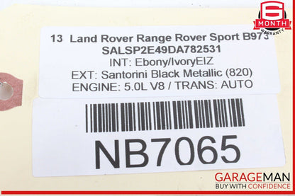 10-13 Land Rover Range Rover Sport Front Right Side Spindle Knuckle w/ Rotor OEM