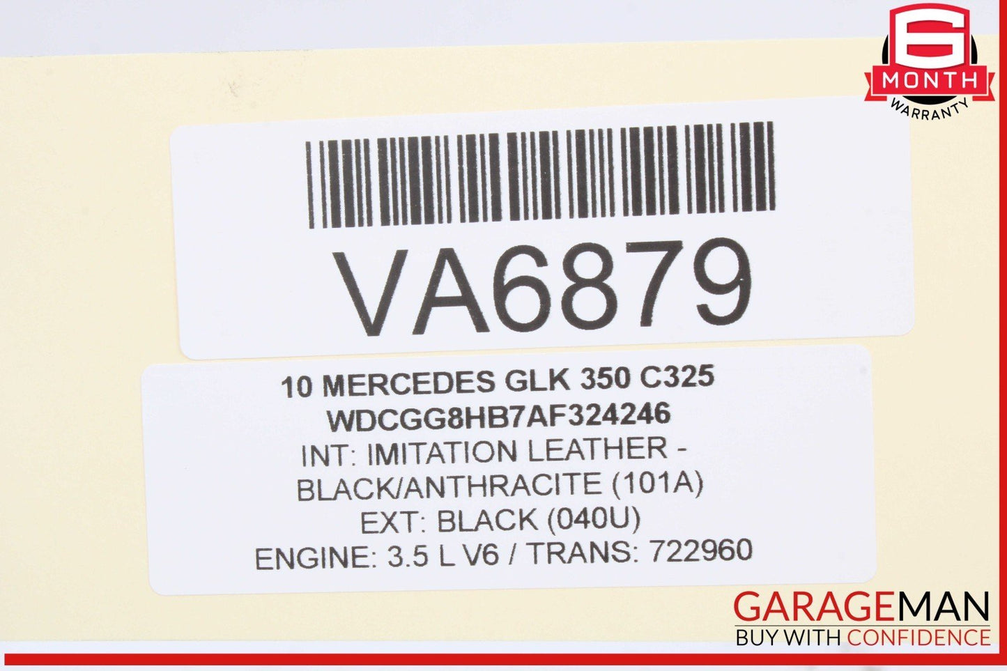 05-13 Mercedes X204 GLK350 ML350 Front Left Side Engine Timing Chain Cover Plate