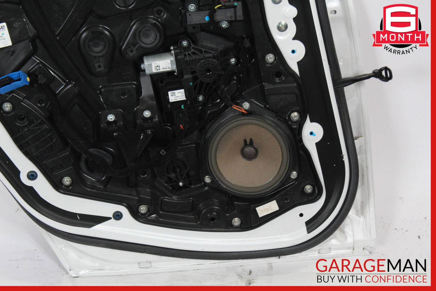 17-22 Alfa Romeo Giulia Rear Left Exterior Door White OEM