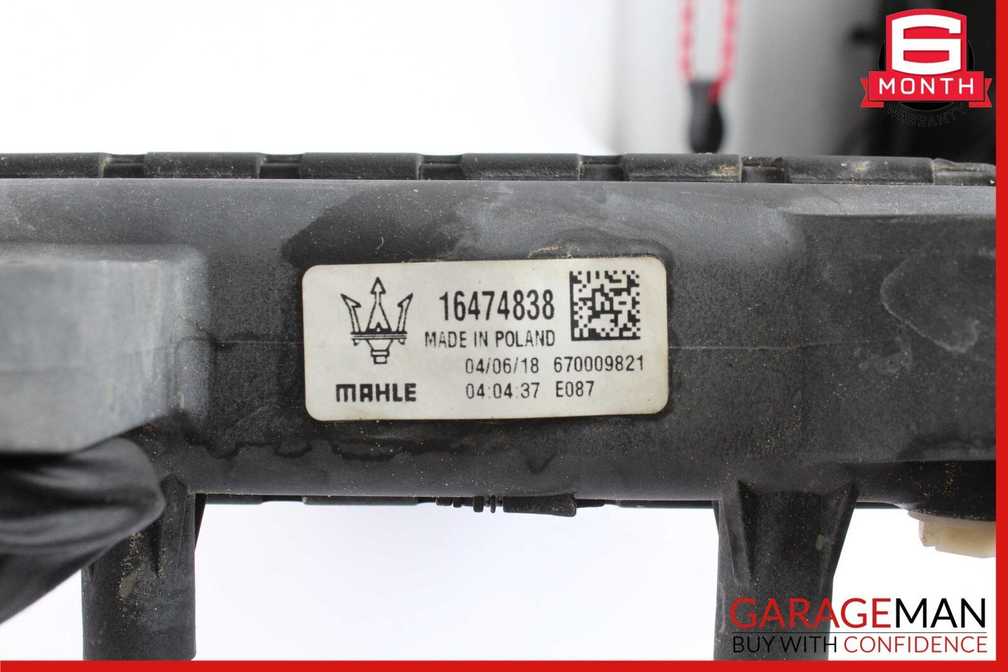 14-22 Maserati Ghibli Auxiliary Water Cooler Radiator OEM