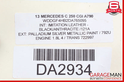 12-14 Mercedes W204 C250 C350 Front Left Side Exterior Door Handle Assy