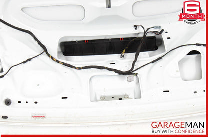 10-17 Audi A5 S5 RS5 Rear Trunk Lid Deck Shell Panel White OEM