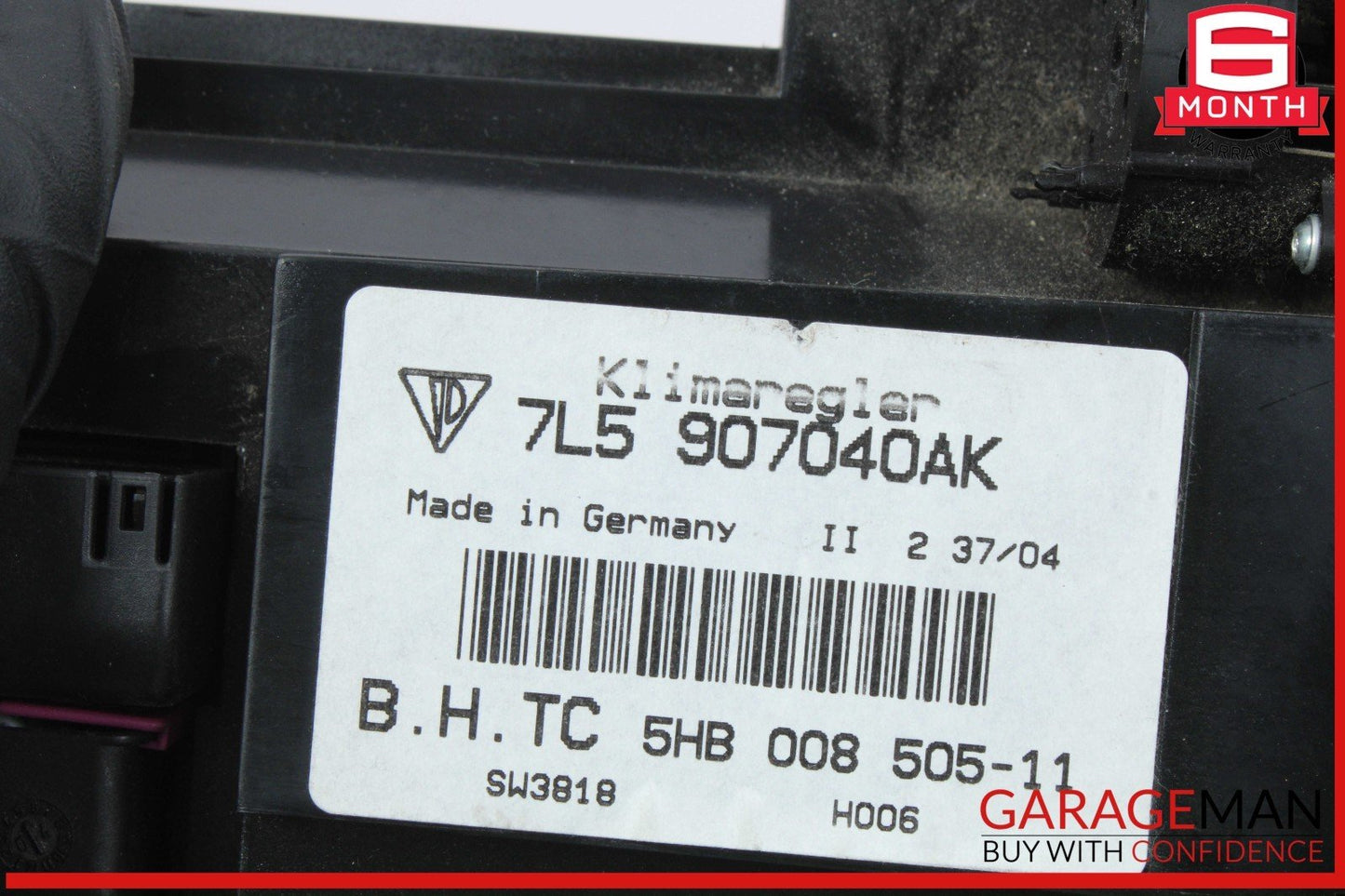 03-10 Porsche Cayenne S 955 957 A/C AC Heater Climate Control 7L5907040AK OEM