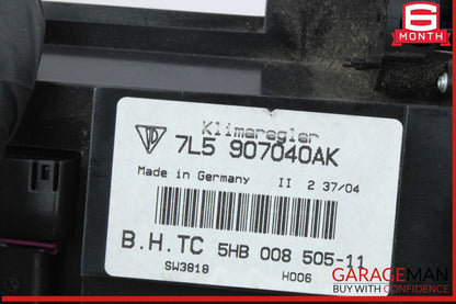 03-10 Porsche Cayenne S 955 957 A/C AC Heater Climate Control 7L5907040AK OEM