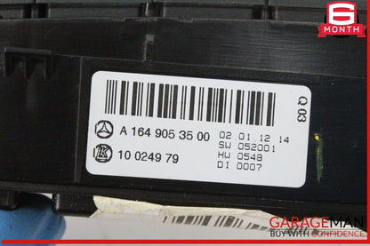 06-12 Mercedes X164 GL450 4MATIC Dash Dashboard Hazard Heated Seats ESP Panel