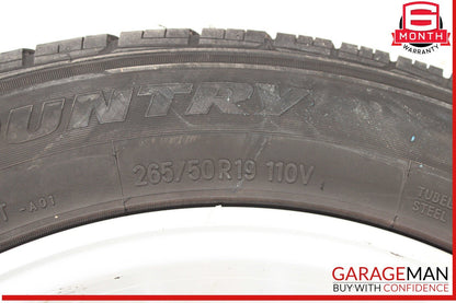 11-18 Porsche Cayenne 958 8.5Jx19 19" R19 Wheel Tire Rim Silver 7P5601025A