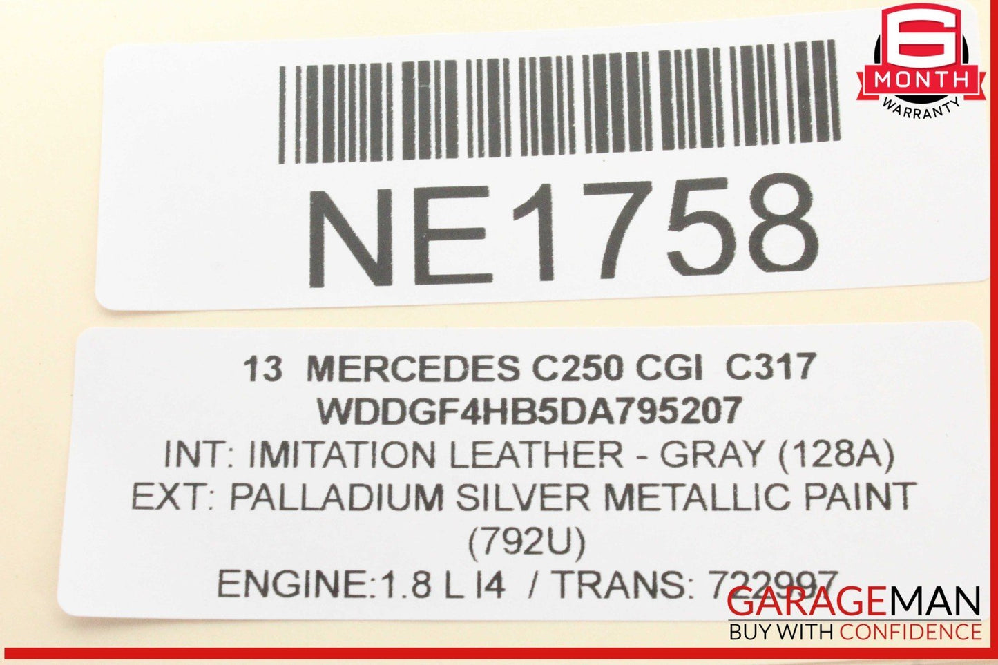 08-16 Mercedes W204 C250 CGI Front Left Side Side Seat Control Switch OEM