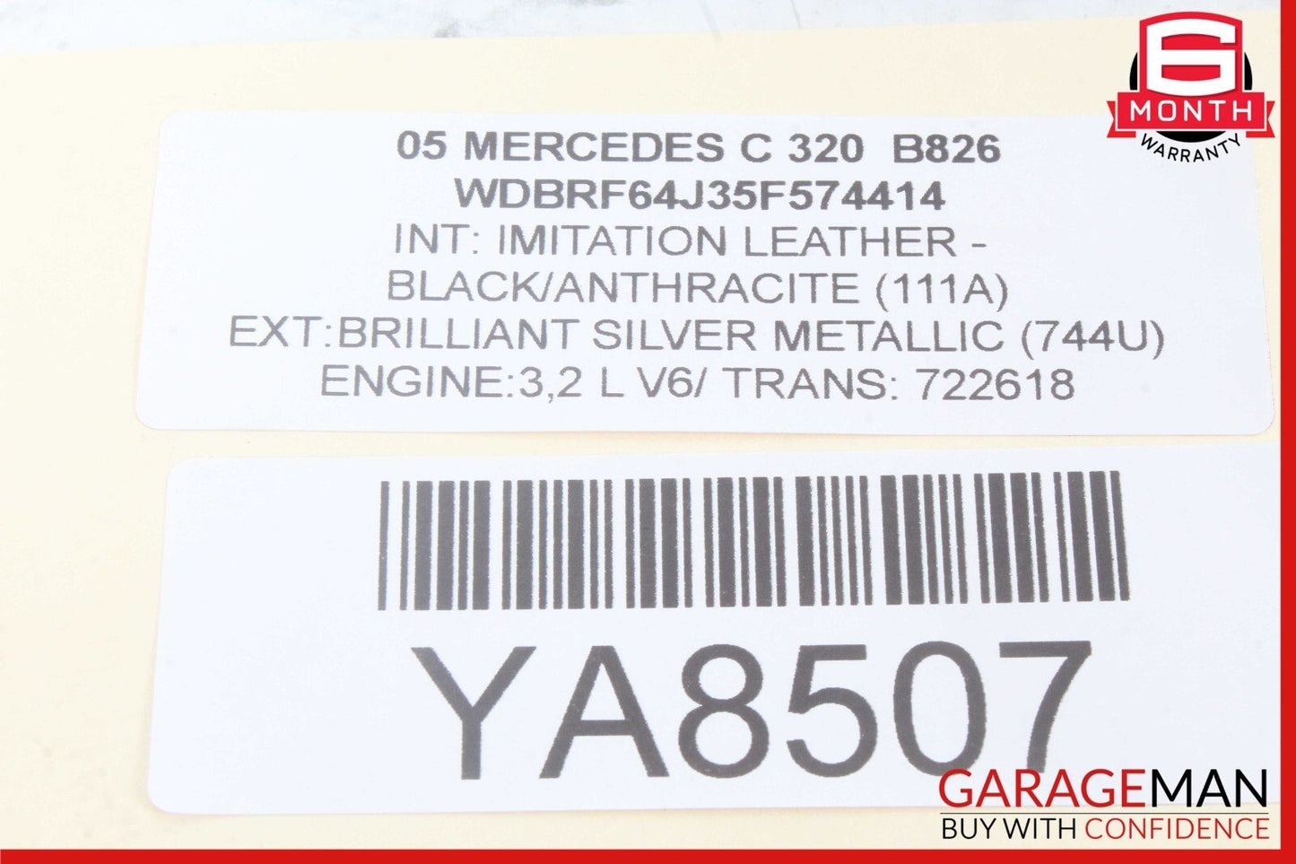 05-07 Mercedes W203 C320 C230 Kompressor Instrument Speedometer Cluster OEM