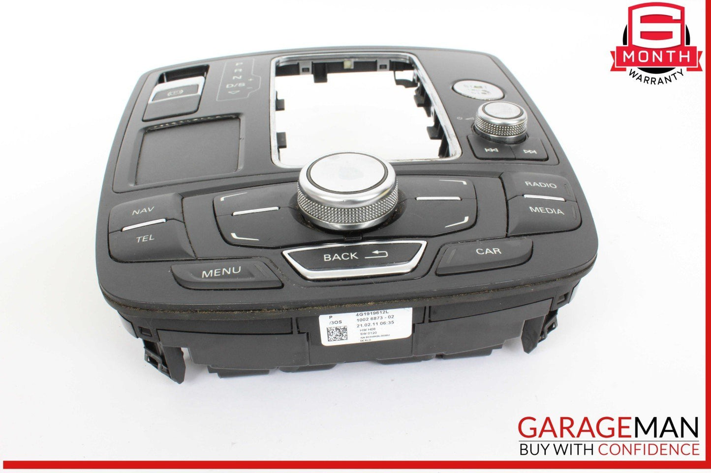 12-18 Audi A7 Front Center Console Media Controller Switch Panel 4G1919612L OEM