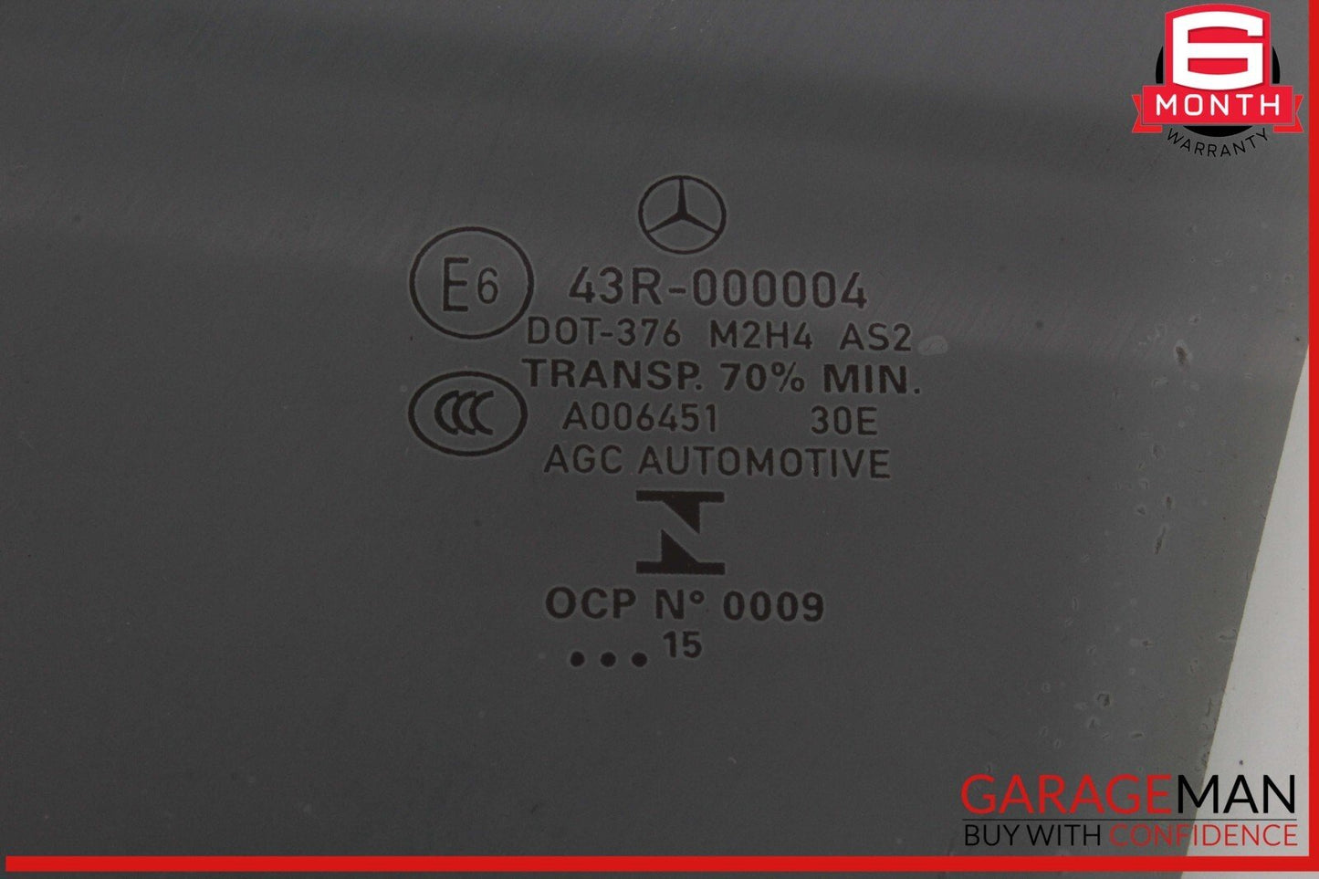 15-21 Mercedes W205 C300 C350e Front Left Side Door Window Auto Glass OEM