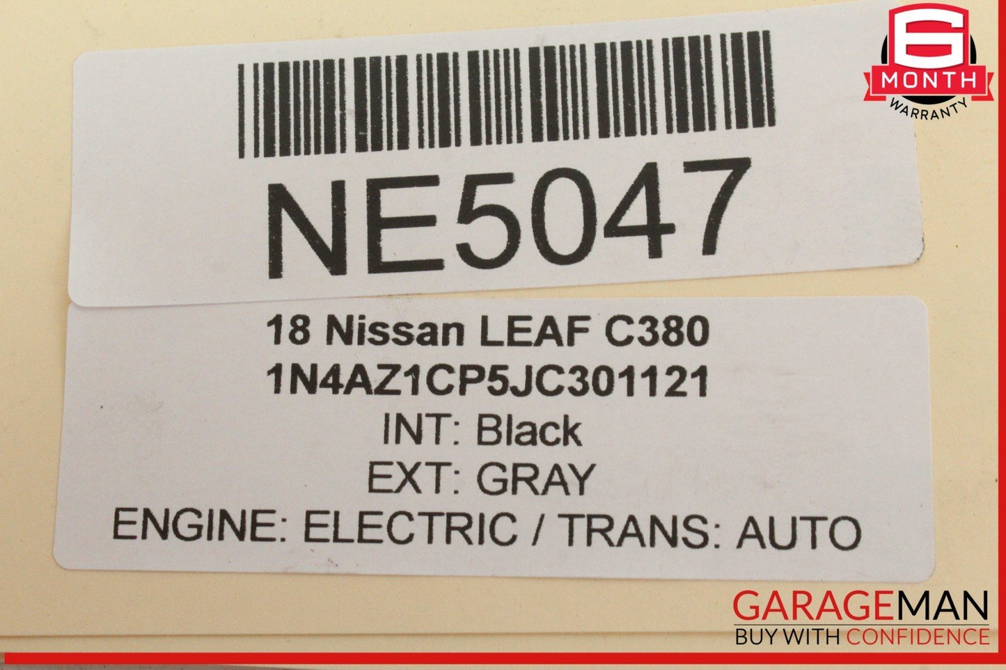13-24 Nissan Leaf Rear Tailgate Window Wiper Motor Assembly 287103NF0A OEM