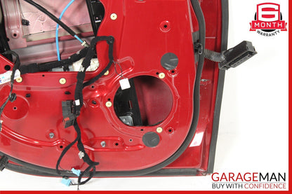 16-23 Jaguar XF Rear Left Driver Side Door Shell Panel Red OEM