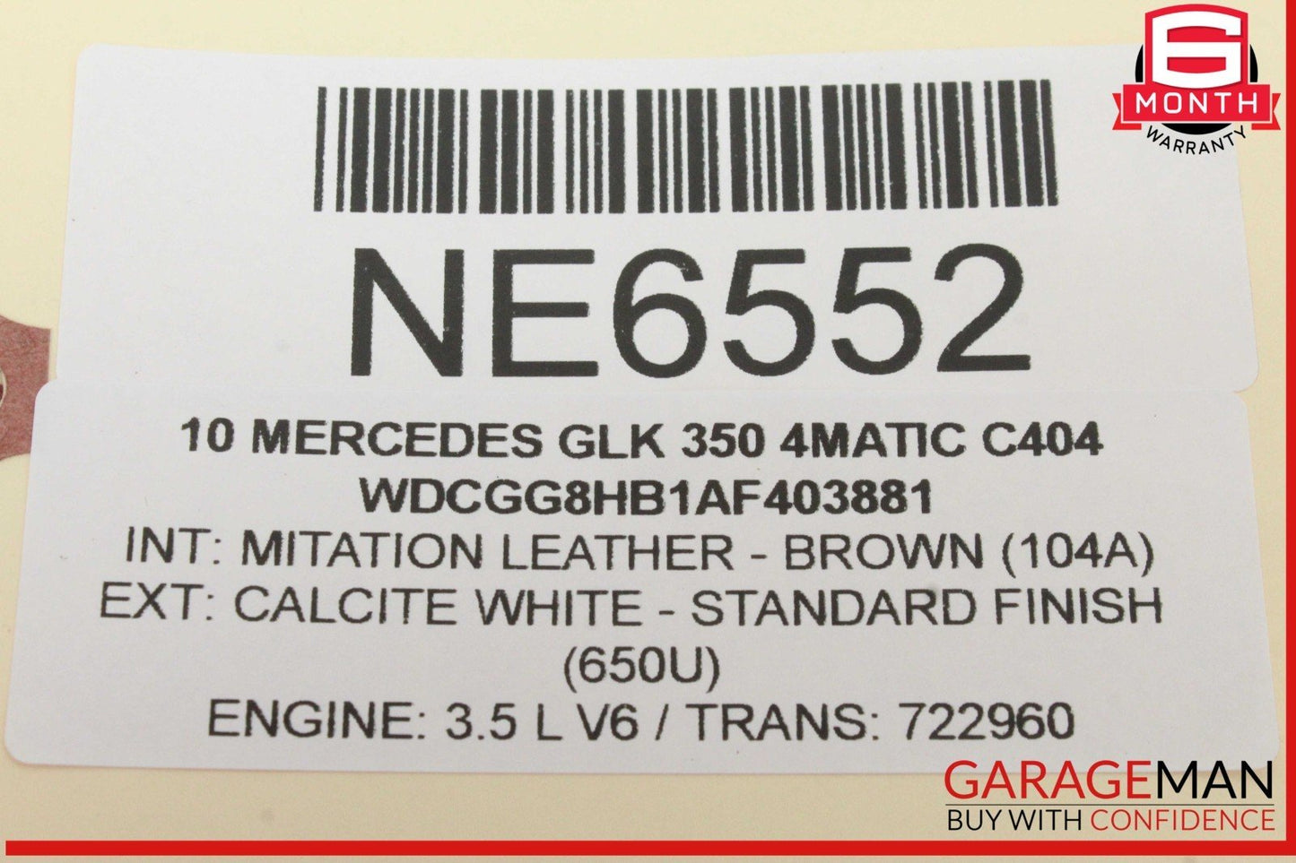 10-15 Mercedes X204 GLK350 4MATIC Right Passenger Side Exterior Door Handle OEM