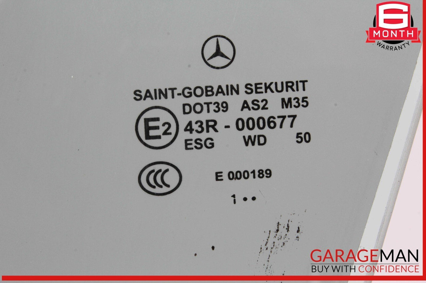 12-18 Mercedes W218 CLS550 CLS63 Front Left Driver Side Door Window Glass OEM