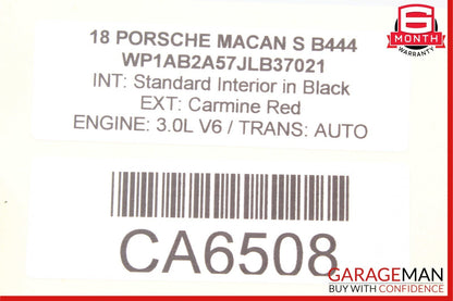 15-23 Porsche Macan 95B Instrument Panel Center Dash Clock Trim Cover Black OEM