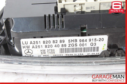 06-10 Mercedes W251 R500 ML350 A/C Heater Climate Temperature Control Switch OEM