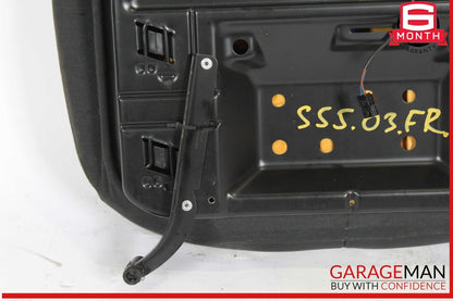 03-06 Mercedes W220 S55 S65 AMG Front Right Bottom Lower Seat Cushion Black OEM