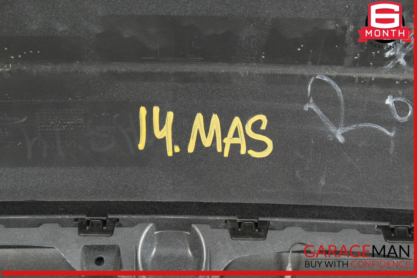 14-17 Maserati Ghibli M157 Rear Bumper Cover Panel Black OEM