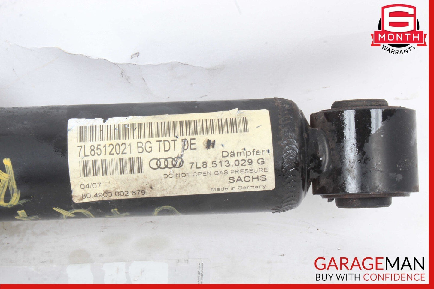 07-15 Audi Q7 Rear Left & Right Shock Strut Spring Assembly 7L8513029K OEM