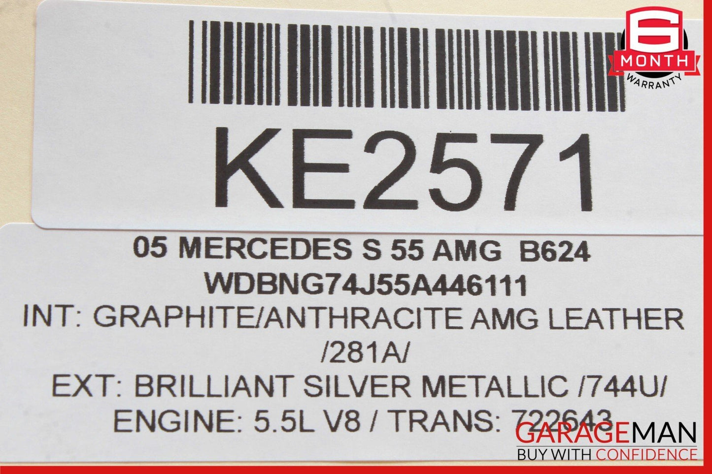 03-06 Mercedes W220 S430 S55 AMG Center Dash Switch ESP Hazard Door Lock Control