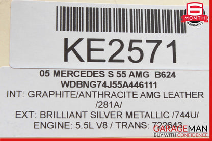 03-06 Mercedes W220 S430 S55 AMG Center Dash Switch ESP Hazard Door Lock Control