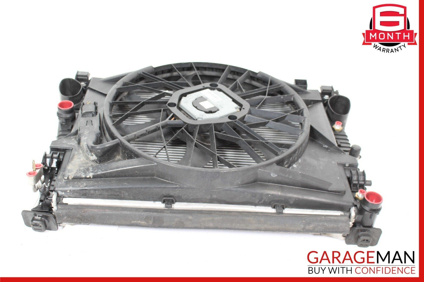 03-06 Mercedes R230 SL500 CLS500 Engine Cooling Radiator A/C Air Condenser Assy