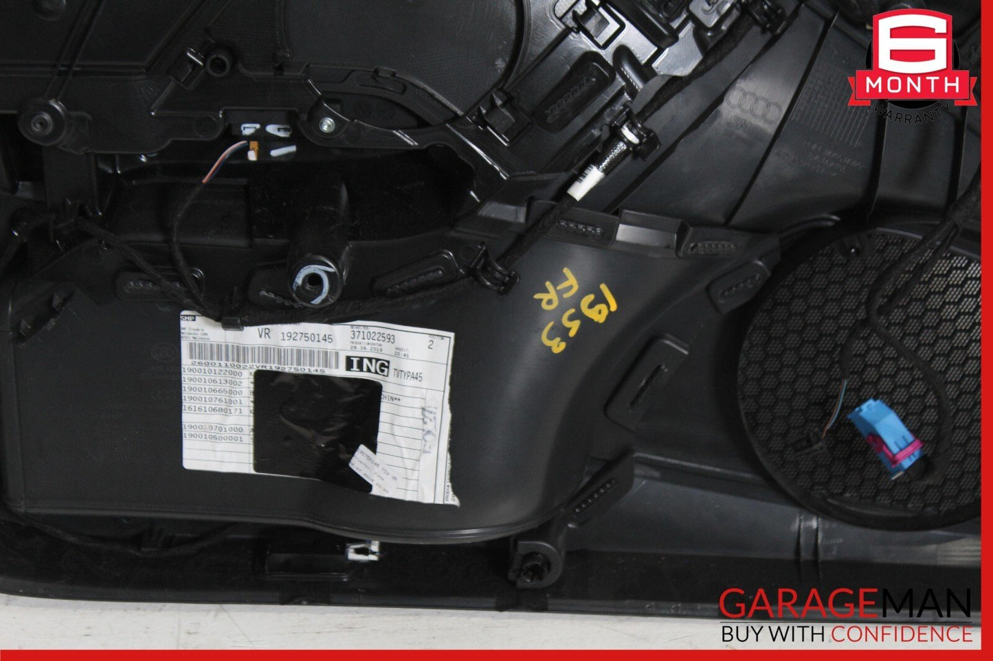15-20 Audi A3 S3 Front Right Passenger Side Door Panel Black OEM