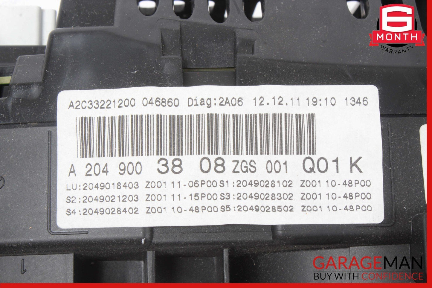 12-14 Mercedes W204 C250 C350 Speedometer Odometer Instrument Cluster Gauge OEM